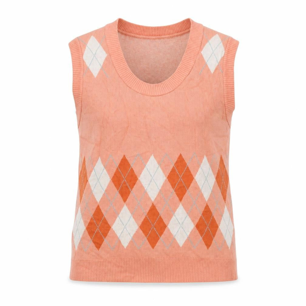 Womens UK Size S NEXT Pink Vest Jumper