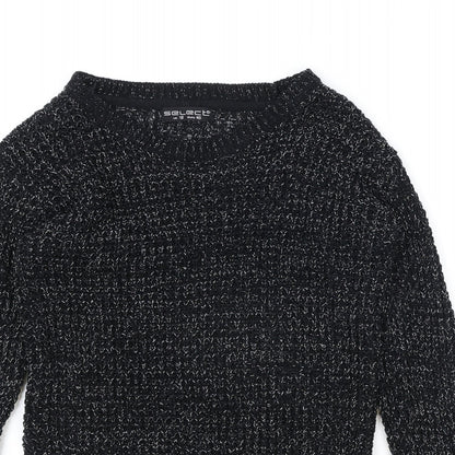 Womens UK Size 12 Select Black Pullover Jumper