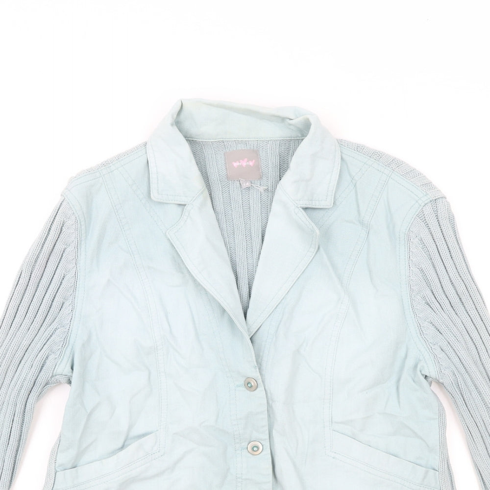 Womens UK Size 14 Per Una Blue Jacket