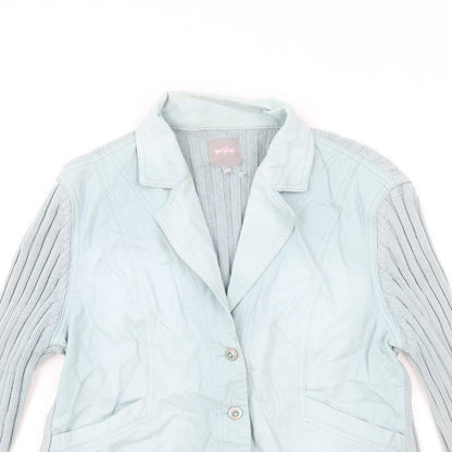 Womens UK Size 14 Per Una Blue Jacket