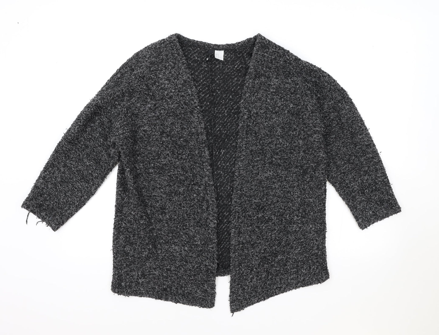 Womens UK Size M H&M Grey Cardigan Jumper