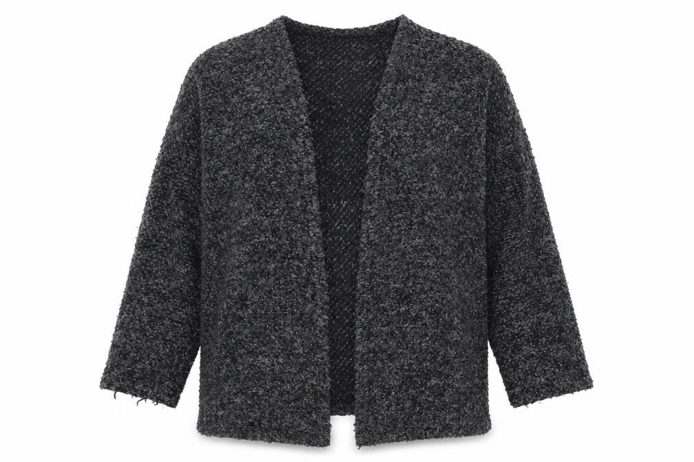 Womens UK Size M H&M Grey Cardigan Jumper