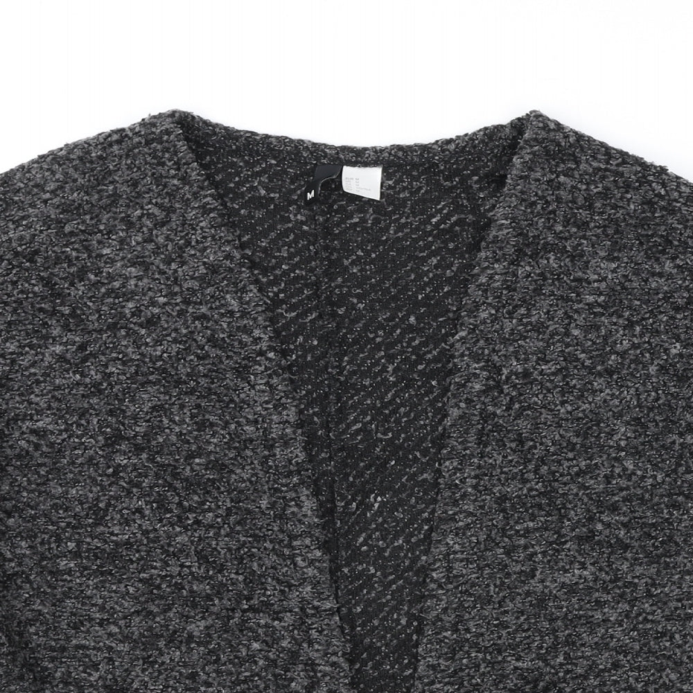 Womens UK Size M H&M Grey Cardigan Jumper