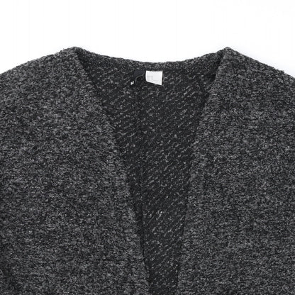 Womens UK Size M H&M Grey Cardigan Jumper
