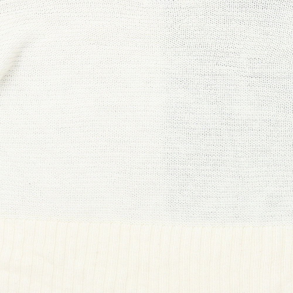 Womens UK Size M Papaya Ivory Pullover Jumper