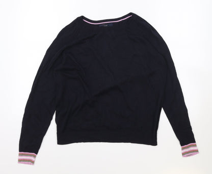 Womens UK Size M Marks and Spencer Black Pullover Jumper
