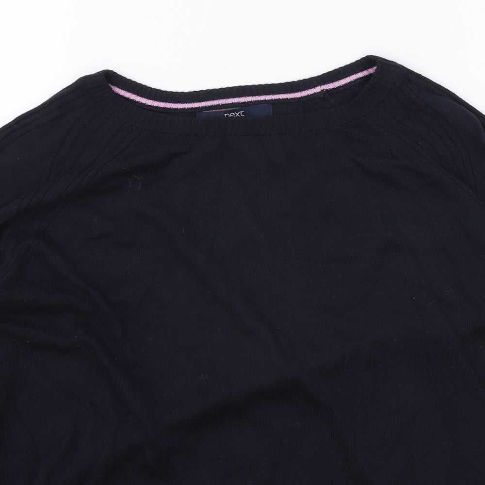 Womens UK Size M Marks and Spencer Black Pullover Jumper