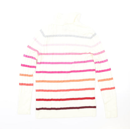 Womens UK Size S Talbots Ivory Pullover Jumper