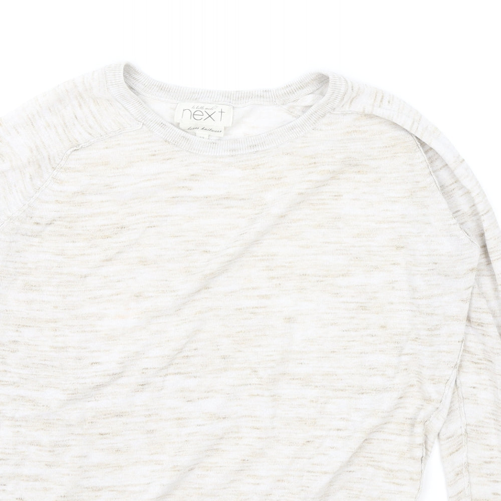 Womens UK Size 12 NEXT Beige Pullover Jumper
