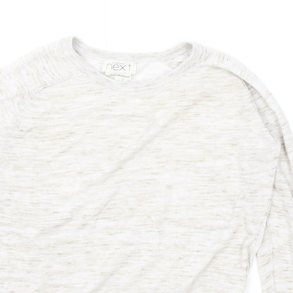 Womens UK Size 12 NEXT Beige Pullover Jumper