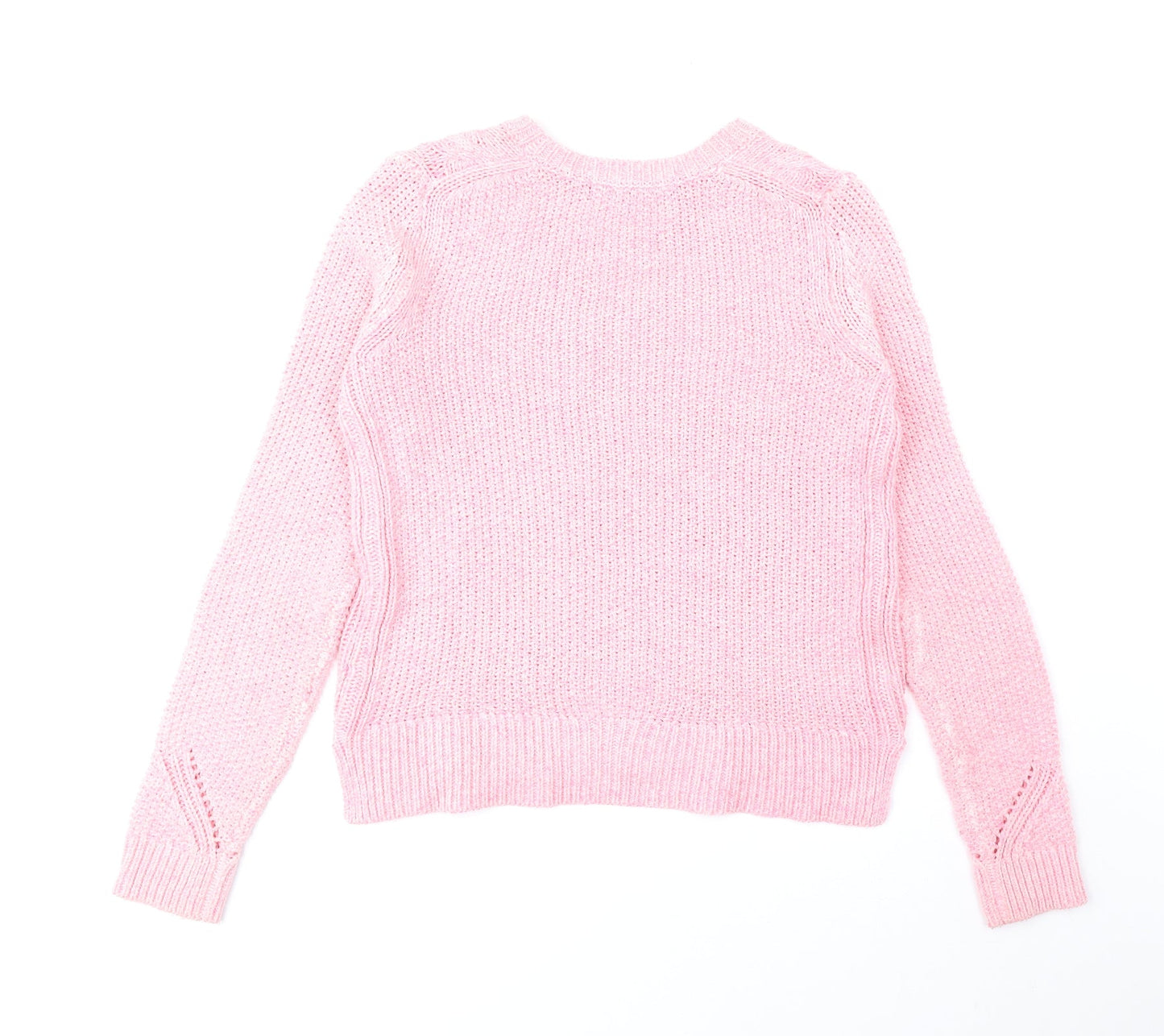 Womens UK Size 8 Marks and Spencer Pink Pullover Jumper