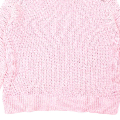 Womens UK Size 8 Marks and Spencer Pink Pullover Jumper