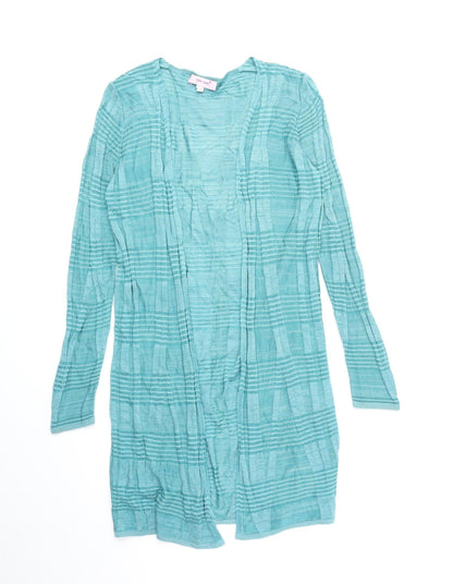 Womens UK Size 10 Per Una Blue Cardigan Jumper