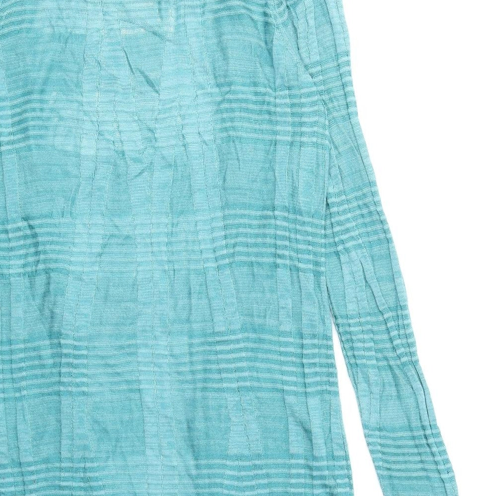 Womens UK Size 10 Per Una Blue Cardigan Jumper