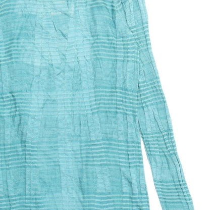 Womens UK Size 10 Per Una Blue Cardigan Jumper
