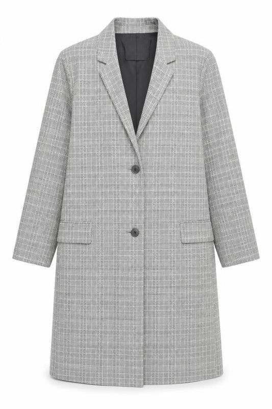 Womens UK Size 10 ASOS Grey Overcoat