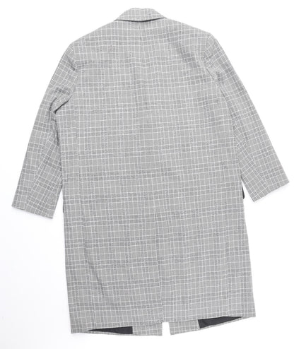 Womens UK Size 10 ASOS Grey Overcoat