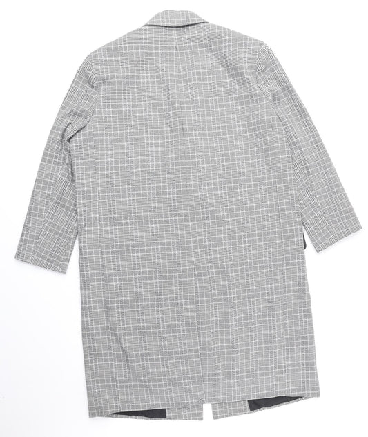 Womens UK Size 10 ASOS Grey Overcoat