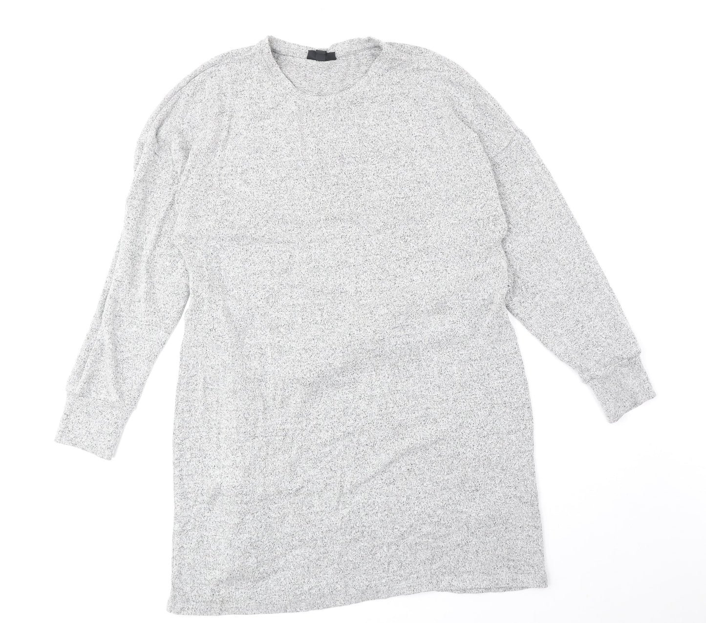 Womens UK Size 12 Topshop Grey Pullover Jumper