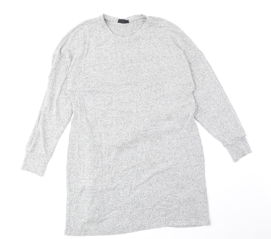 Womens UK Size 12 Topshop Grey Pullover Jumper