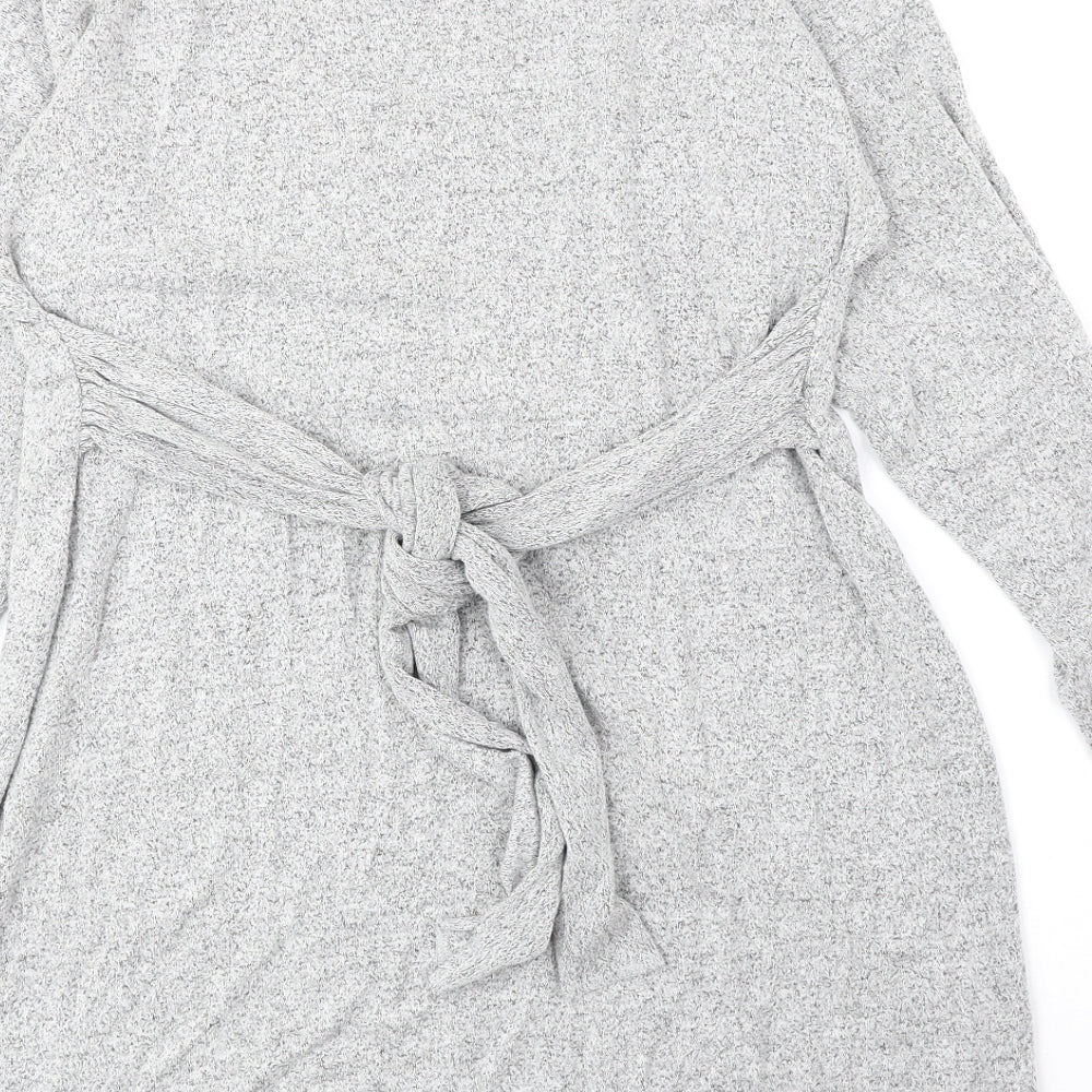 Womens UK Size 12 Topshop Grey Pullover Jumper