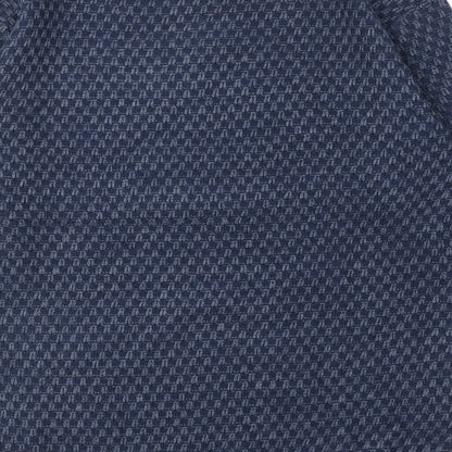 Knot so bad Womens Blue Round Neck Acrylic Pullover Jumper Size S