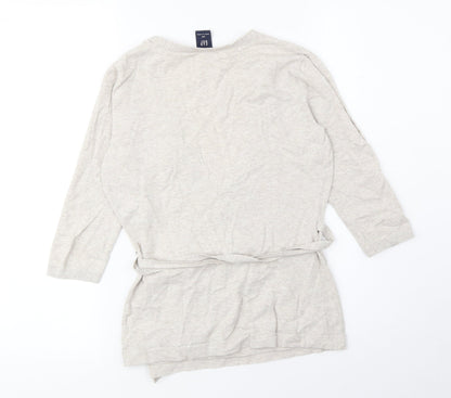 Gap Womens Beige V-Neck Cotton Cardigan Jumper Size S