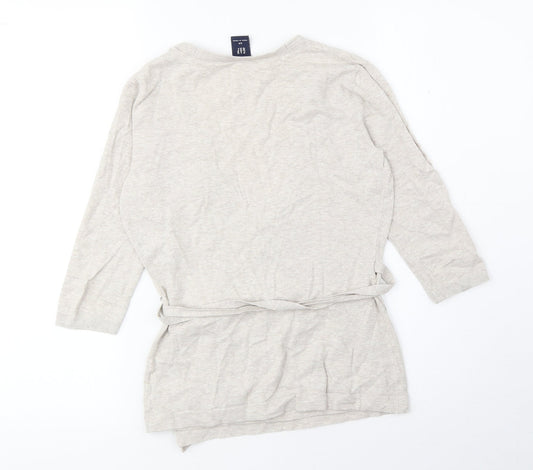 Gap Womens Beige V-Neck Cotton Cardigan Jumper Size S