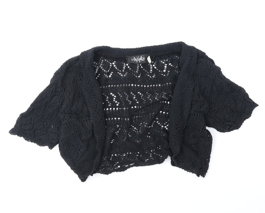 Womens UK Size S Whisper Black Cardigan Jumper