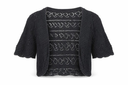 Womens UK Size S Whisper Black Cardigan Jumper