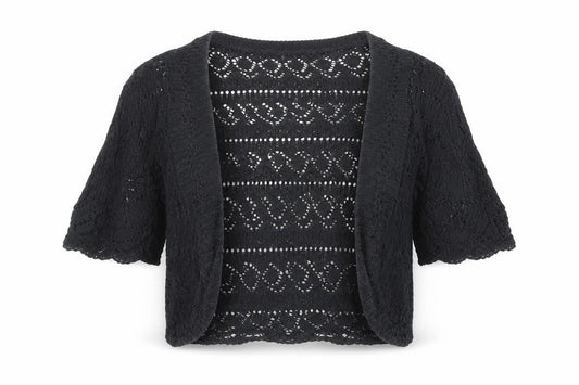 Womens UK Size S Whisper Black Cardigan Jumper
