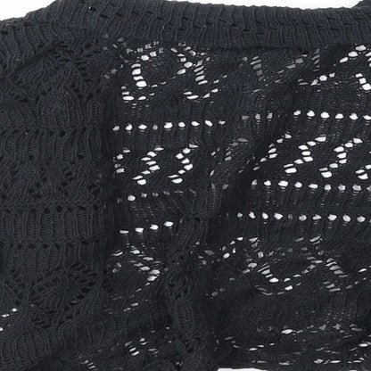 Womens UK Size S Whisper Black Cardigan Jumper