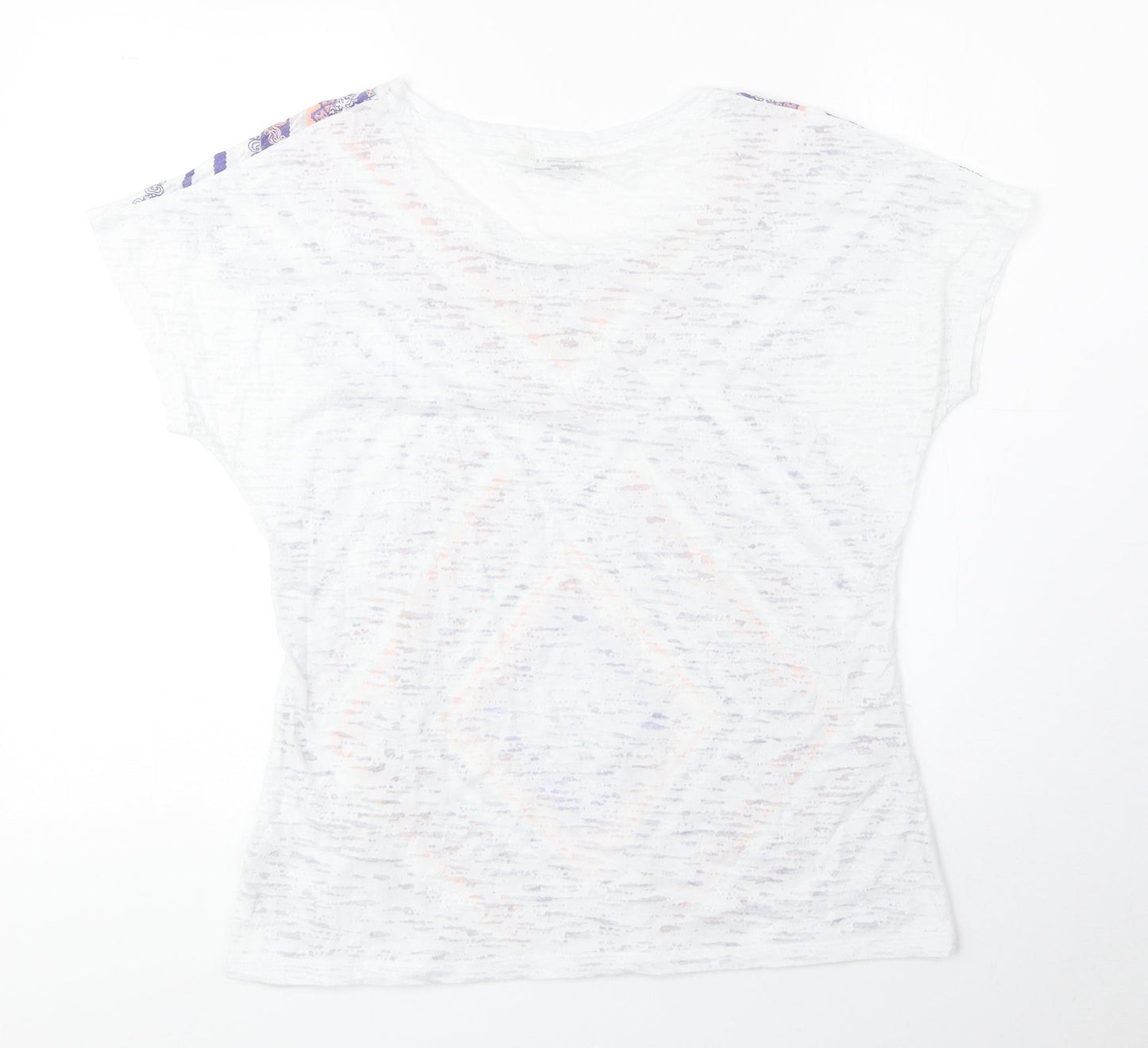 Womens UK Size 10 Marks and Spencer Multicoloured Basic Blouse
