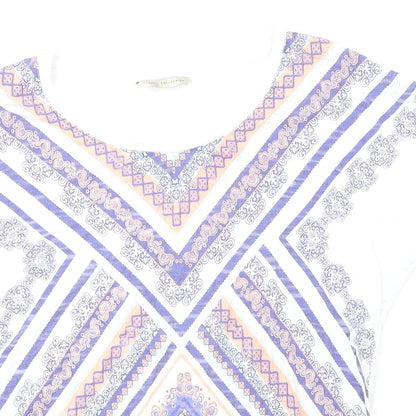 Womens UK Size 10 Marks and Spencer Multicoloured Basic Blouse