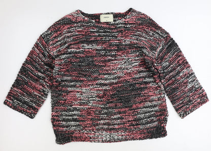 Womens UK Size M Papaya Pink Pullover Jumper