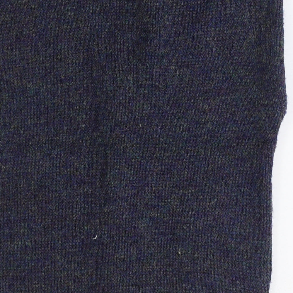 TruTex Boys Blue V-Neck Acrylic Vest Jumper One Size Button