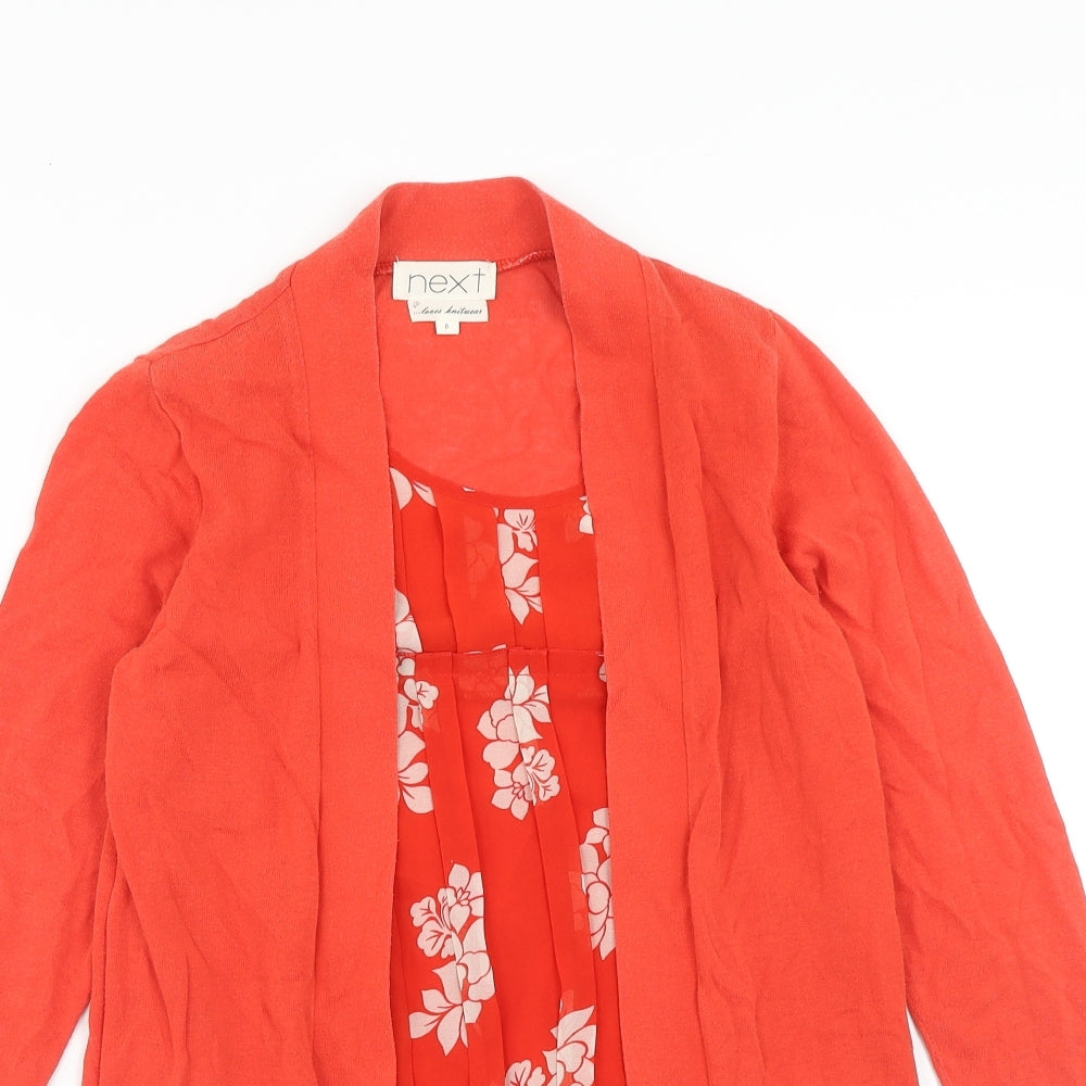 Womens UK Size 6 NEXT Red Basic Blouse