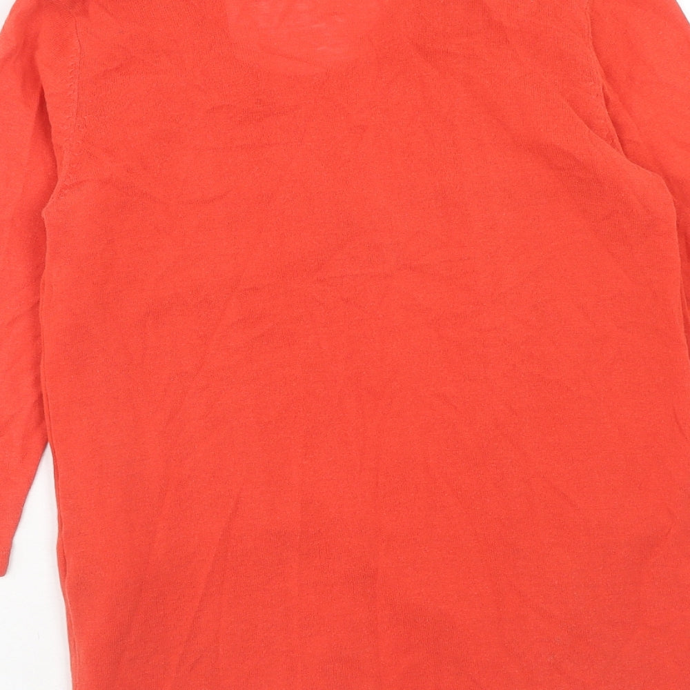 Womens UK Size 6 NEXT Red Basic Blouse