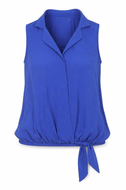 Womens UK Size M FOREVER 21 Blue Basic Tank