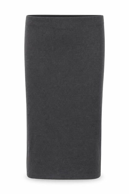 House Womens Grey Cotton Straight & Pencil Skirt Size M