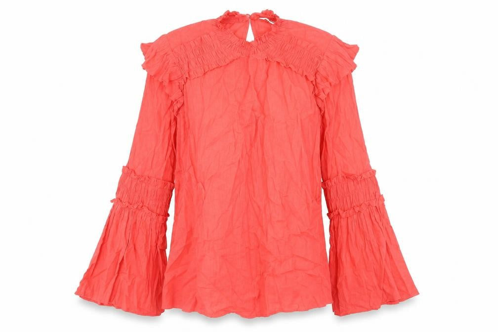 Womens UK Size 8 River Island Pink Basic Blouse