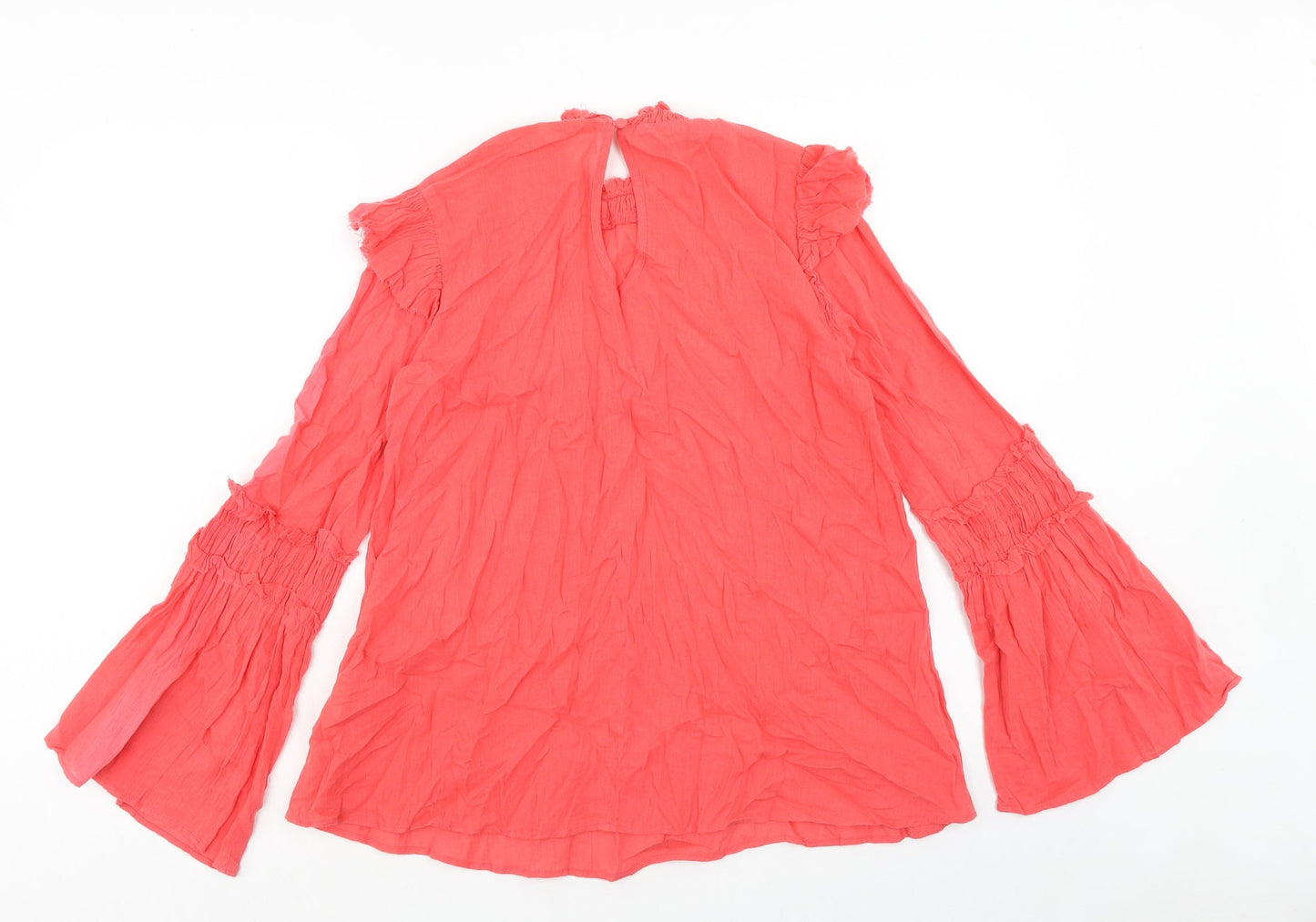 Womens UK Size 8 River Island Pink Basic Blouse
