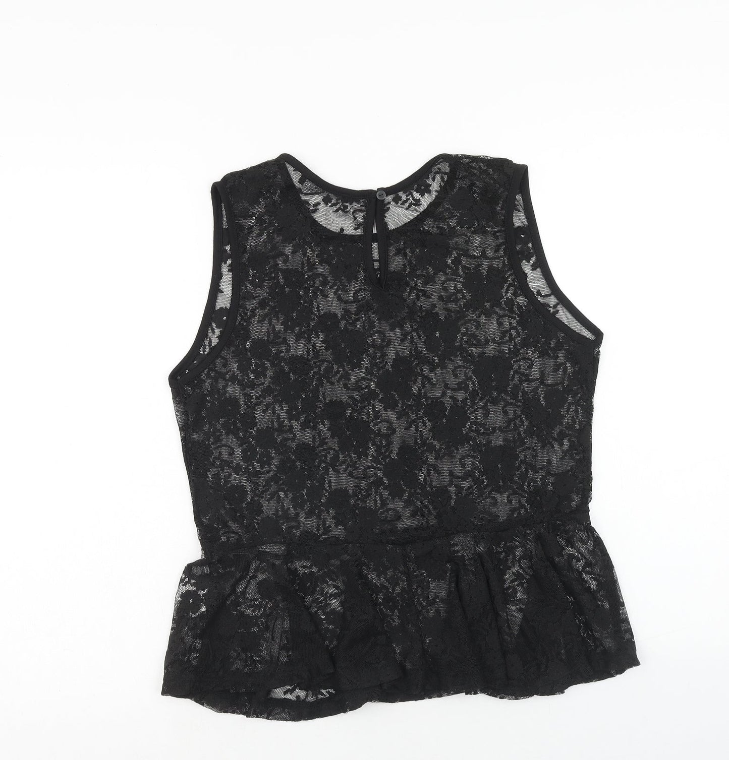 Womens UK Size 14 Atmosphere Black Basic Tank