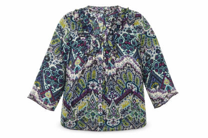Womens UK Size S Wallis Multicoloured Basic Blouse
