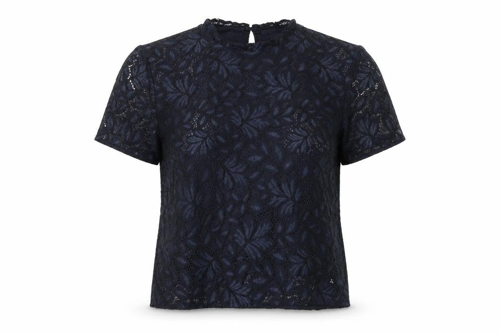 Womens UK Size S H&M Blue Basic Blouse