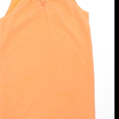 Womens UK Size 2XL Preworn Orange Basic Tank