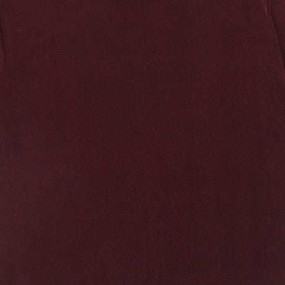 Womens UK Size 16 Damart Red Basic T-Shirt