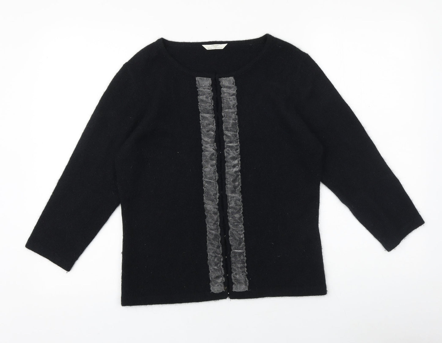 Womens UK Size 12 Marks and Spencer Black Pullover Jumper