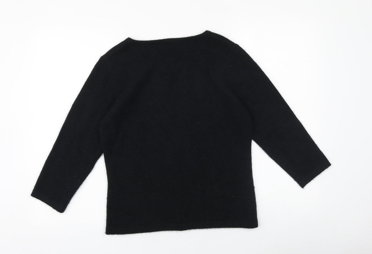 Womens UK Size 12 Marks and Spencer Black Pullover Jumper