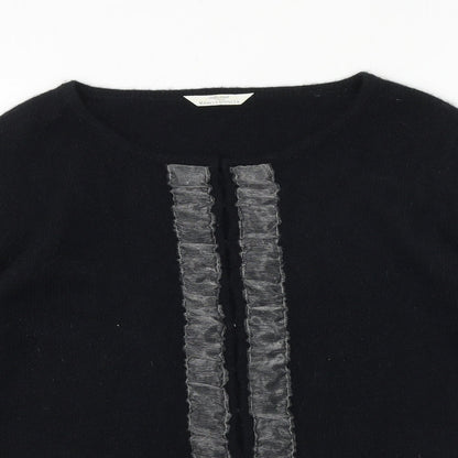 Womens UK Size 12 Marks and Spencer Black Pullover Jumper